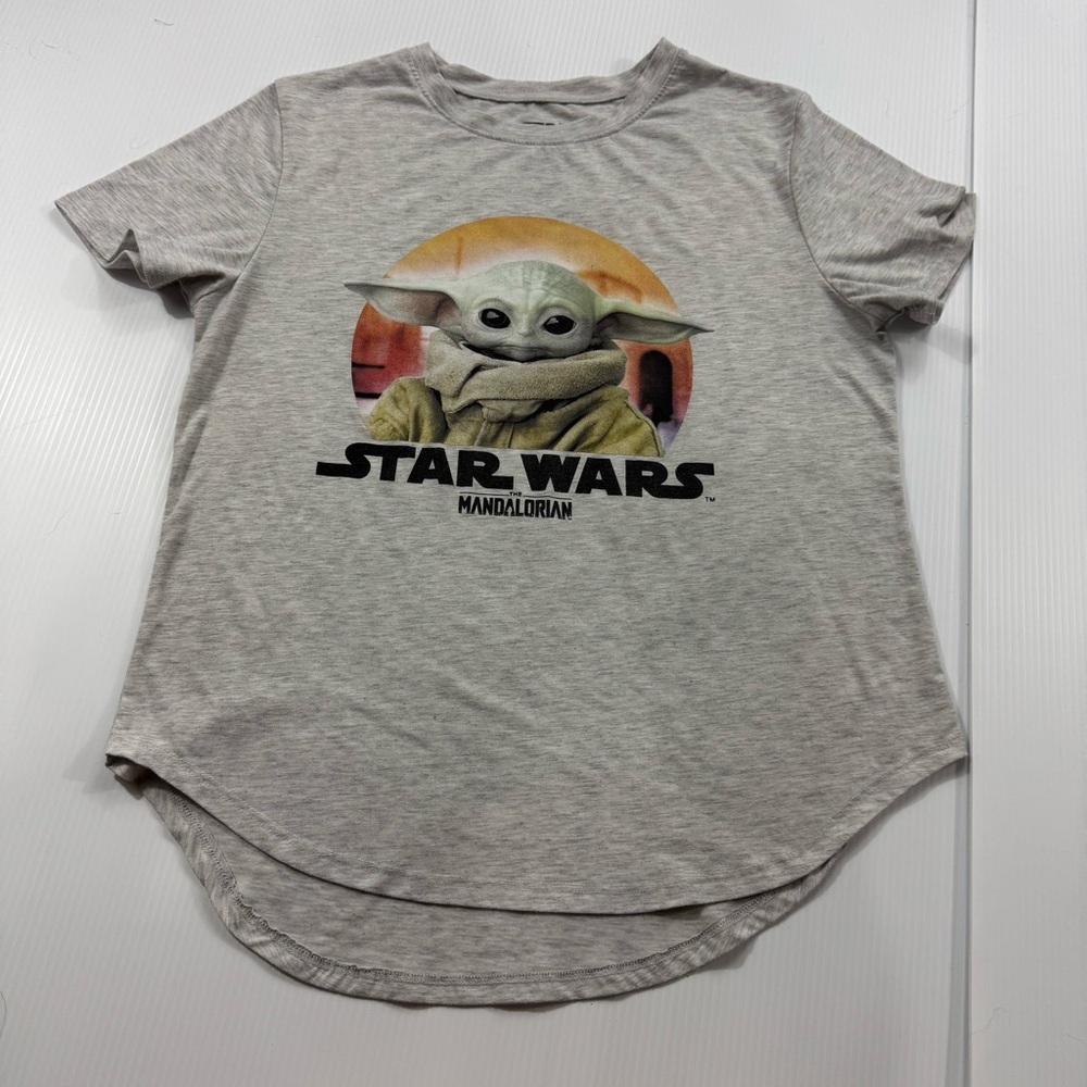 379. Star Wars Mandalorian Kids Beige T-Shirt (XL)‎